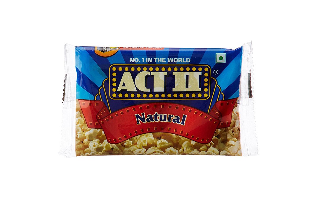 Act II Natural Popcorn    Pack  33 grams